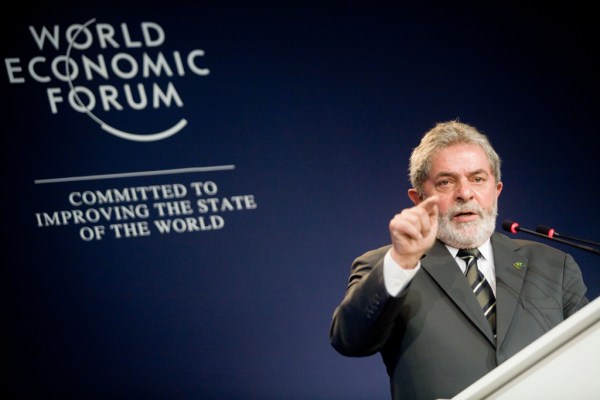 Former Brazilian President Lula da Silva. Inequality and poverty fell substantially under his leadership