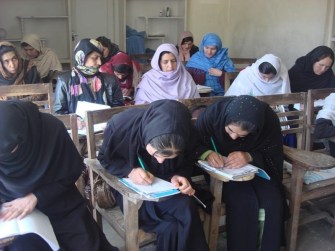 OPAWC literacy class underway in Kabul